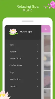 Relaxing Spa Music android App screenshot 0