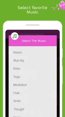 Relaxing Spa Music android App screenshot 1